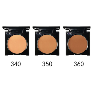 Nouvelle conception, poudre pressée pour le visage, 3 couleurs, fini mat, imperméable, pour tous types de peau, avec un miroir et un éponge - Product Image 6