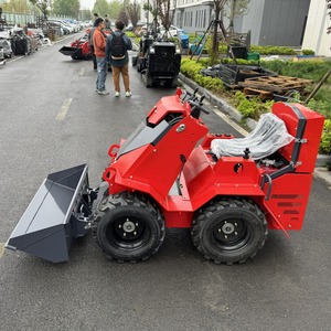 Earth-Moving Machinery 1 Ton Skid Steer Wheel Loaders <b>Machine</b> Customized Skid Steer Loaders - Product Image 3
