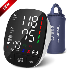 Monitor de presión arterial para la parte superior del brazo, Panel LED negro, pantalla grande, <span class=keywords><strong>BPM</strong></span> electrónica automática - Product Image 1