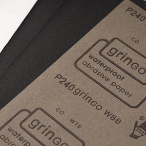 Papier abrasif imperméable en oxyde d'aluminium <span class=keywords><strong>GRINGO</strong></span> BRAND 230x280mm, grain 60-2000 - Product Image 4