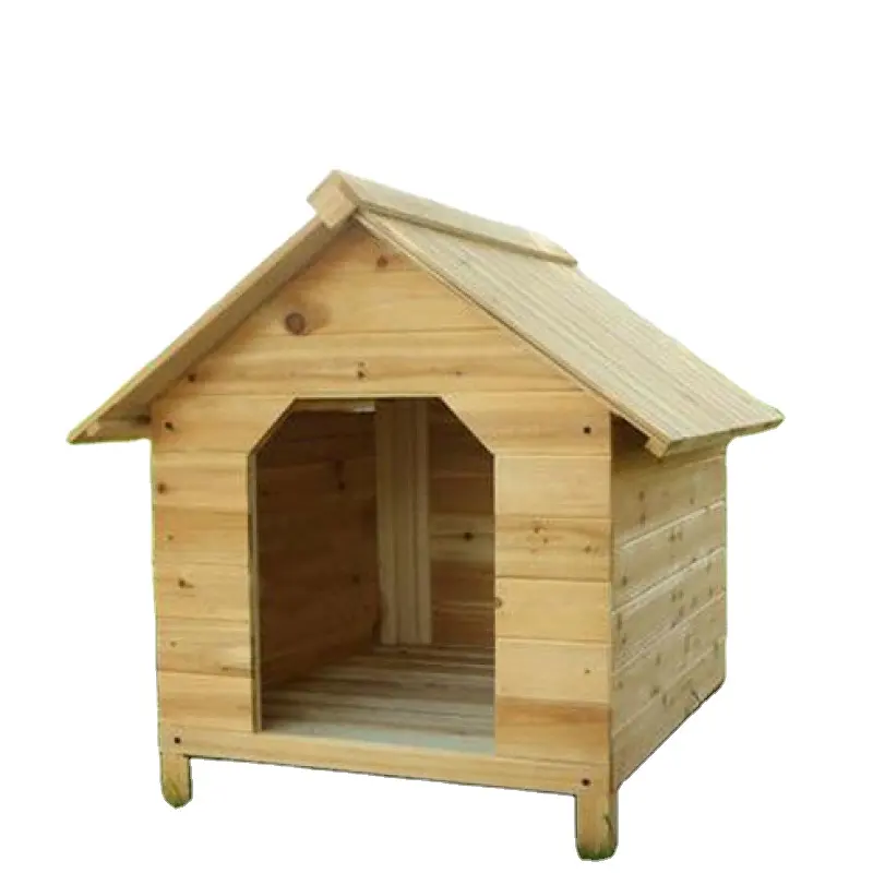 Casa in legno massiccio per quattro stagioni universale per cani all'aperto casa in legno