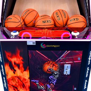 Luxury Coin-Operated Mobile Basketball Stand Electronic Indoor Arcade Game Shooting Machine English 110V/220V UK Plug - Product Image 5