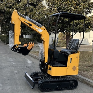 Mini-excavatrice sur chenilles hydraulique Toho 1,2 tonne 12pro avec tarière, la meilleure à vendre - Product Image 3
