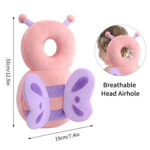 Gran oferta, diseño de Animal bonito, Protector de cabeza para niños pequeños, <span class=keywords><strong>casco</strong></span> de bebé acolchado de algodón suave, almohada anticaída, prueba de bebé - Product Image 5