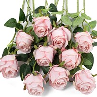 Grenzüberschreitende Exklusive Einzelstiel-Seidenrose Künstliche Blume für Hochzeitsdekoration, Außenbereich, Zuhause, Hotel, Eingang, Veranda, Tischdekoration