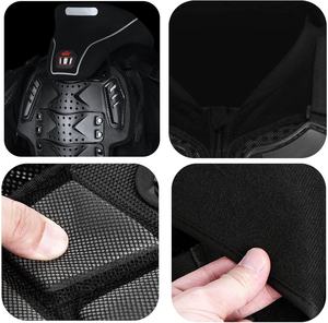 성인용 오토바이 전신 갑옷 재킷, 충격 흡수 스펀지 및 넥 브레이스 디자인 가슴 보호대 - Product Image 3