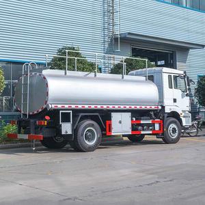 Shacman truk Tanker aluminium 20 galon 10-kubik 4x2 6x4 digunakan untuk susu segar - Product Image 4