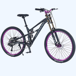 Bicicleta de Montaña de Aluminio de 27.5''/26'' con Frenos de Disco, 8/11 Velocidades, Suspensión Trasera, para Adultos, Hombres, con Absorción de Impactos, Máximo 200 kg - Product Image 3