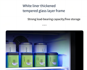Réfrigérateur <span class=keywords><strong>à</strong></span> <span class=keywords><strong>vin</strong></span> personnel NUELEAD NE-375, cuisine commerciale, hôtel, moderne, en verre, pour les amateurs de <span class=keywords><strong>vin</strong></span>, intégré, bière rouge - Product Image 6