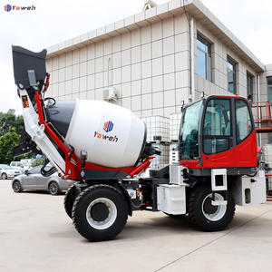 خلاطة خرسانة متنقلة بسعة 2.6 ياردة، شاحنة خلط خرسانة جديدة ذاتية التحميل، خلاطات خرسانة صغيرة بخزان - Product Image 5