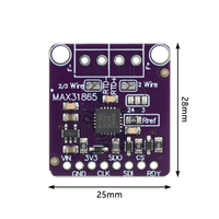 MAX31865 modul Sensor suhu GY-MAX31865 RTD modul konversi Digital PT100-PT1000 papan DIY elektronik UNTUK Arduino