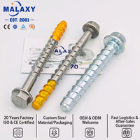 Malaxy SS316 SS304 Prix usine Vis d'ancrage hexagonale autotaraudeuse pour béton, maçonnerie, briques et blocs
