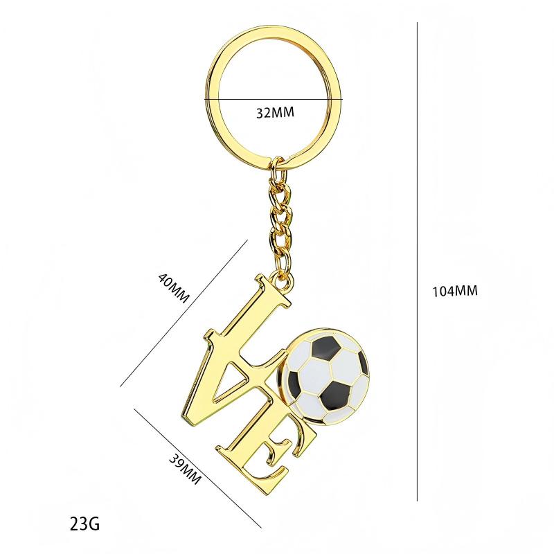 X-1725 Amo el fútbol - Dorado