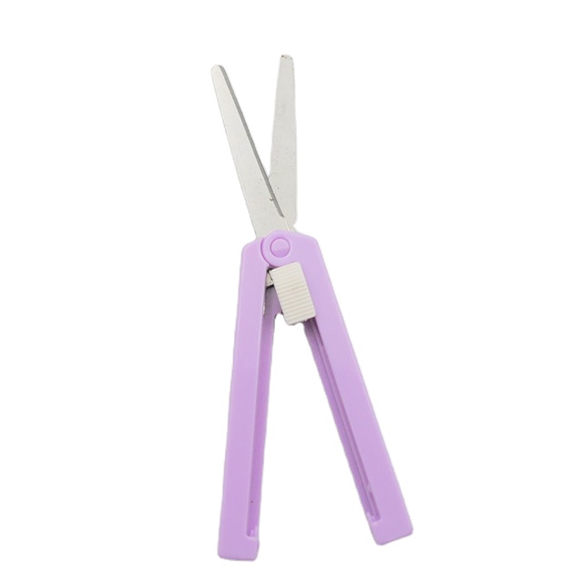 Выдвижные портативные ножницы из нержавеющей стали, миниатюрные офисные домашние ножницы ручной работы для вырезания бумаги для студентов