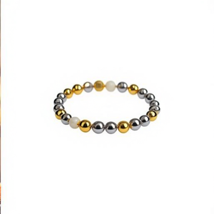 Fashion <b>Beaded</b> <b>Bracelet</b> 316L Stainless Steel PVD <b>Gold</b> Plating Sustainable Resistant Jewelry for Women - Product Image 2