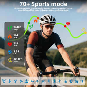 Montre connectée LIGE BWJU105 à longue durée <span class=keywords><strong>de</strong></span> <span class=keywords><strong>vie</strong></span> <span class=keywords><strong>de</strong></span> la batterie pour hommes et femmes, suivi <span class=keywords><strong>de</strong></span> la forme physique, réponse aux appels, fréquence cardiaque, montre connectée Android IOS - Product Image 3