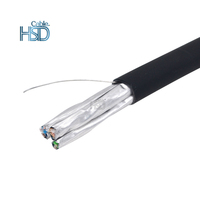 Kabel Patch Rj45 Cat 7, Aksesori Jaringan Luar Ruangan Sftp Utp Cat5 Cat6a Cat6e Jaringan Lan Komputer Cat6 Kabel Ethernet