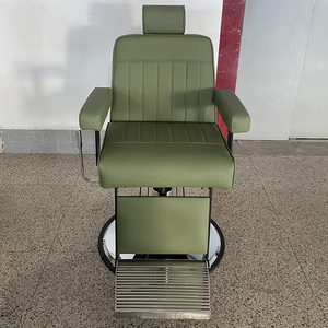 Prezzo di fabbrica all'ingrosso barbiere parrucchiere sedia Styling pesante reclinabile rotazione rotonda Base barbiere sedia per gli uomini - Product Image 3