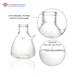 Bộ lọc chai phòng thí nghiệm <span class=keywords><strong>Flask</strong></span> với trên miệng kính hút Thiết bị lọc linh hoạt khối lượng công suất lọc chai - Product Image 3