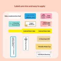 Imprimante d'étiquettes mini Aiyin D11S - Connectivité via application mobile, utilisation à domicile et par les étudiants, étiqueteuse thermique adhésive pour noms, étiquettes de classe et étiquettes de prix