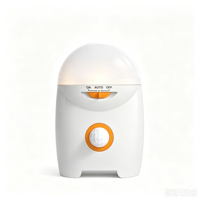 Veilleuse LED moderne PDLUX PD-PIR2033 pour chambre à coucher, avec capteur de mouvement PIR intelligent sans fil, mini, pour usage en chambre, contrôle par commande