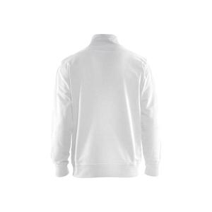 BLAKLADER - 335311581098L Sweat-shirt 2 tons demi-zip Blanc/Gris foncé-EAN 7330509731635 WORK HOODIES - Product Image 2
