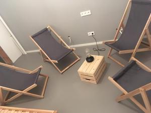 Foldable Weatherproof Sun Lounger <b>Recliner</b> Camping <b>Chair</b> Folding Deck <b>Chair</b> Folding <b>Chair</b> <b>Wood</b> Mail Order Packing - Product Image 6