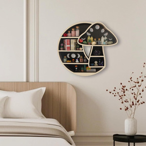 Heart Shape Wooden <b>Wall</b> Shelf Multi Layer Storage Rack For Living Room Decor Valentine's Day Gift - Product Image 2