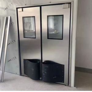 Puertas Batientes Modernas de Acero Inoxidable, Impermeables, para Cocina y Entrada, de Uso Comercial en Restaurantes y <span class=keywords><strong>Supermercados</strong></span> - Product Image 6