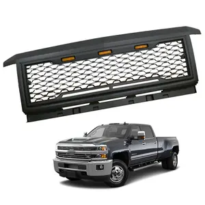 KSCPRO ABS parrilla parachoques delantero parrilla apto para CHEVY SILVERADO 2500, 3500, 2015-2019