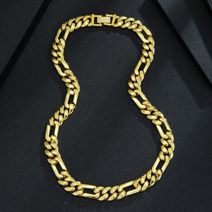 HY Nuova Collana Gioiello Fai-da-te Esagerata Hip-hop con Chiusura a Maglia Cubana Lucida 1:3, Bestseller Transfrontaliero - Product Image 5