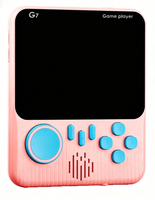 Cadeaux populaires : Console de jeu portable G7 rétro avec 666 jeux, écran 3,5 pouces, connectivité TV, pour deux joueurs