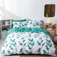En gros luxe 100% ensemble de literie en coton Doux Au Toucher linge de lit housse de couette drap de lit