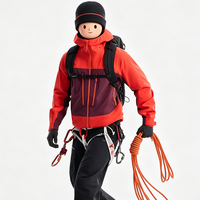 Veste 3L pour homme, fonctionnelle, imperméable, respirante, coupe-vent, coutures thermosoudées, randonnée, pêche, cyclisme, toutes saisons, C0 DWR, découpe laser