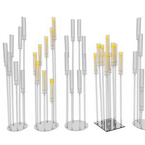 Centrotavola in Acrilico per Matrimoni, Candelabri e Portacandele in Acrilico, Lanterne e Vasetti in Plastica - Product Image 4