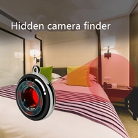 Caméra laser de sécurité personnelle Greetwin Anti-espionnage avec détecteur de signal RF intégré à 5 LED vibrantes