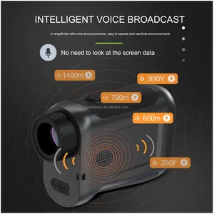 Telemetro da 1500m telescopio monoculare telemetro da caccia misuratore di distanza da Golf misuratore di distanza Laser telemetri da Golf