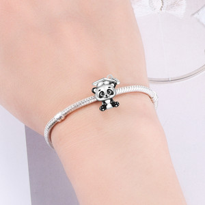 Bestselling white copper "Eternal Love" adorable pet <b>beaded</b> <b>bracelet</b>, original niche high-end DIY jewelry accessory - Product Image 6