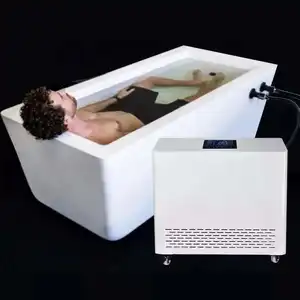 Индивидуальная Ледяная Ванна с глубоким декольте Athlete, спа-массажная ванна, акриловая автономная спа-Ванна с гидромассажем, Ледяная Ванна