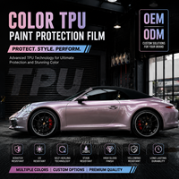 Película Protectora de Pintura TPU de Alto Rendimiento con Cambio de Color para Autos, Acabado Brillante o Mate, Vinilo Personalizado para Vehículos