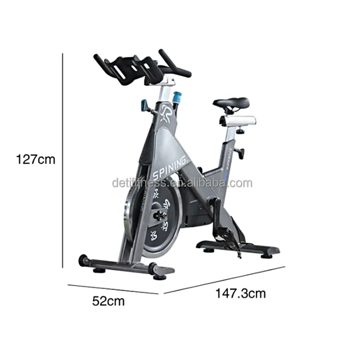 Bicicleta de spinning deportiva para interiores, equipo de gimnasio comercial, 2023 DTI