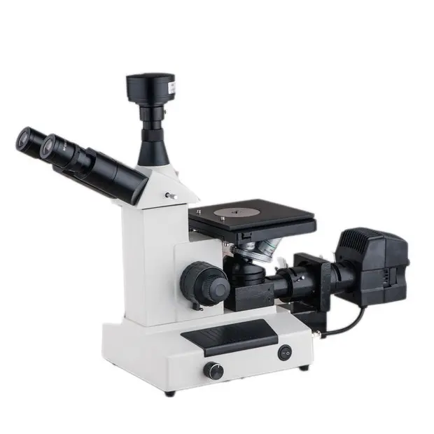 XJX-4XC professional industrial optical instrument quadruple digital trinocular inverted metallurgical microscope