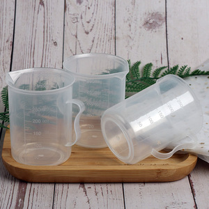 ถ้วยตวงพลาสติกขนาด 250 มล., ถ้วยตวงสำหรับทำขนม DIY, ถ้วยตวงใส PP พร้อมขีดบอกปริมาตร, ถ้วยตวงแบบหนาขนาด 300 มล. - Product Image 2