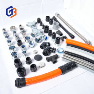 GUBEN DN20 <span class=keywords><strong>20MM</strong></span> プラスチック被覆亜鉛メッキ鋼 PVC 耐燃性電線保護ホース ケーブルベローズ ブラックコンジット - Product Image 6