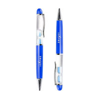 Flotteur Aqua flottant paillettes stylo personnalisé flotteur liquide sable minuterie sablier stylo nouveauté flottant Promotion stylo pour cadeaux