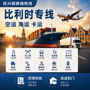 Wang Xingshun International Logistics : Ligne dédiée vers la Belgique, transport aérien, routier et maritime, porte-à-porte avec dédouanement. - Product Image 2