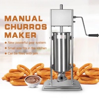 Professionele Churrosmachine Handleiding RVS 3L 5L 7L 10L 15L Spaanse Churro Maker Commerciële Latijnse Fruit Extruder Klein