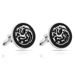 Hot bán phim ngoại vi một bài hát của băng và lửa trò chơi của Thrones hợp kim Khuy măng sét nhà máy bán buôn tùy chỉnh thời trang khuy măng sét - Product Image 3