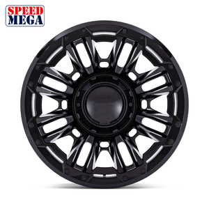 ล้อแม็กซ์สีดำด้านแบบเว้าลึก ดีไซน์ Y Split Spoke พร้อมวงแหวนล็อคแบบ Simulated Beadlock สำหรับรถออฟโรด - Product Image 2