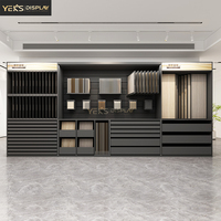 Vitrine d'échantillons en bois sur mesure pour présentoir avec tiroir inférieur pour salle d'exposition Modèle XDL291